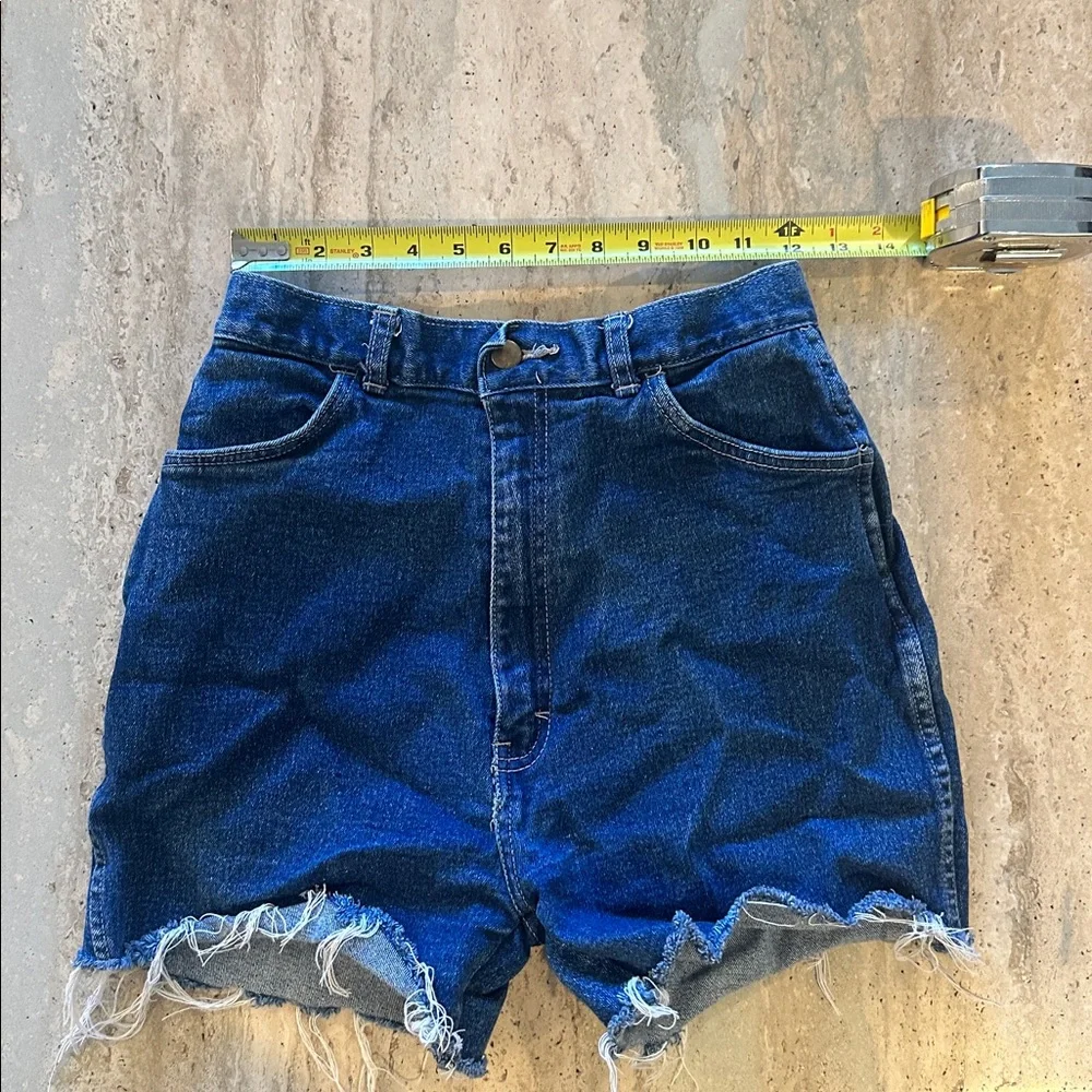 Glory Days Dark Blue Frayed‎ Shorts cut off high rise shorts size vintage 11/12